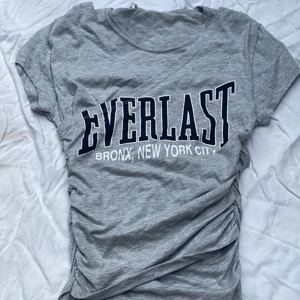 Everlast x Zara Grey Wrap T-Shirt (S)